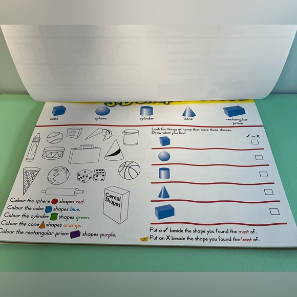 Canadian Curriculum Press Reading Math & More Workbook, Kindergarten Workbook - Picture 8 of 10